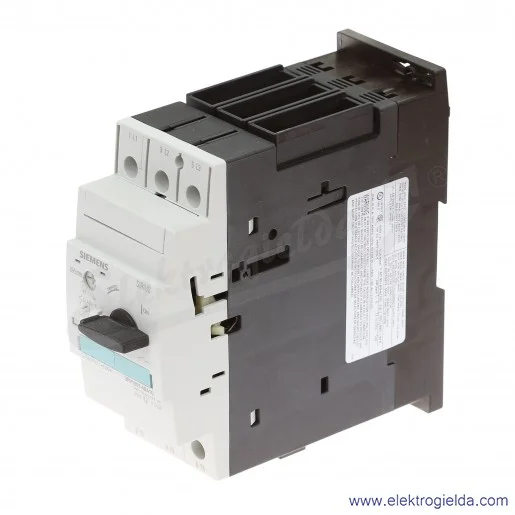 Wyłącznik silnikowy 3RV1031-4BA10 WYZW. PRZECIĄŻ. 14...20 A, BEZZWŁ. WYZW. ZWARĆ. NAPDPR. 260 A, WIELKOŚĆ S2 Wyłącznik silnikowy 3RV1031-4BA10 WYZW. PRZECIĄŻ. 14...20 A, BEZZWŁ. WYZW. ZWARĆ. NAPDPR. 260 A, WIELKOŚĆ S2
