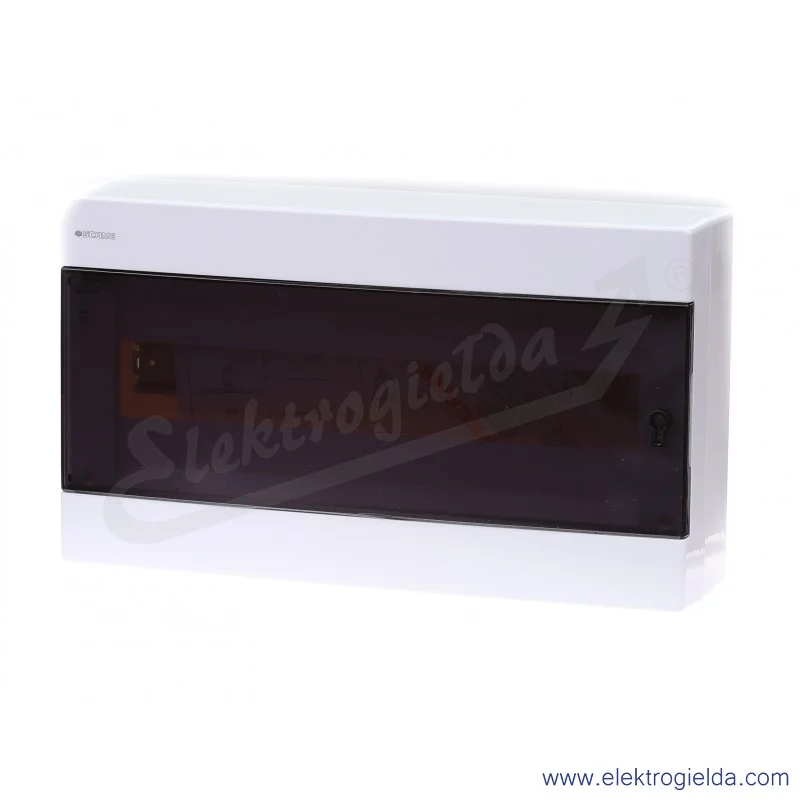 Rozdzielnia seria DINAMIC 678.1018.BT ilość modułów 18 DIN IP44, drzwi transparentne, montaż natynkowy Rozdzielnia seria DINAMIC 678.1018.BT ilość modułów 18 DIN IP44, drzwi transparentne, montaż natynkowy