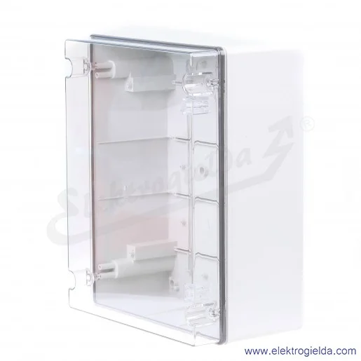 Obudowa seria SCABOX 686.430 380x300x170 mm IP56 przezroczyste wieczko Obudowa seria SCABOX 686.430 380x300x170 mm IP56 przezroczyste wieczko