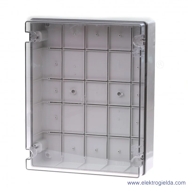 Obudowa seria SCABOX 686.230 380x300x120 mm IP56 przezroczyste wieczko Obudowa seria SCABOX 686.230 380x300x120 mm IP56 przezroczyste wieczko