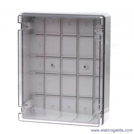 Obudowa seria SCABOX 686.230 380x300x120 mm IP56 przezroczyste wieczko Obudowa seria SCABOX 686.230 380x300x120 mm IP56 przezroczyste wieczko