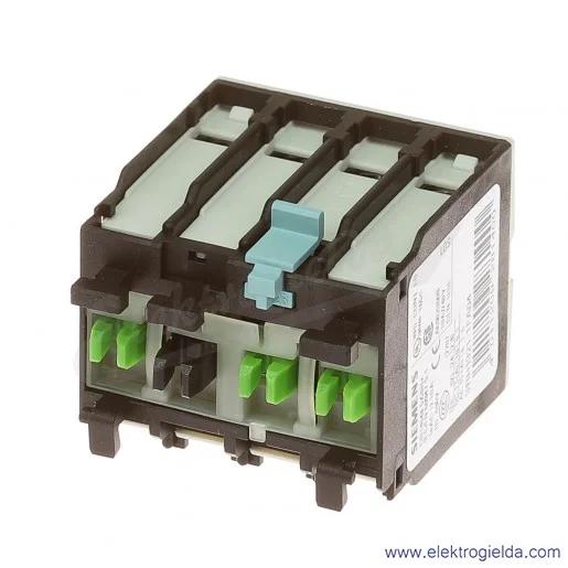 Styki pomocnicze 3RH1921-1FA04 4NC , DO STYCZNIKÓW S6 DO S12 Styki pomocnicze 3RH1921-1FA04 4NC , DO STYCZNIKÓW S6 DO S12