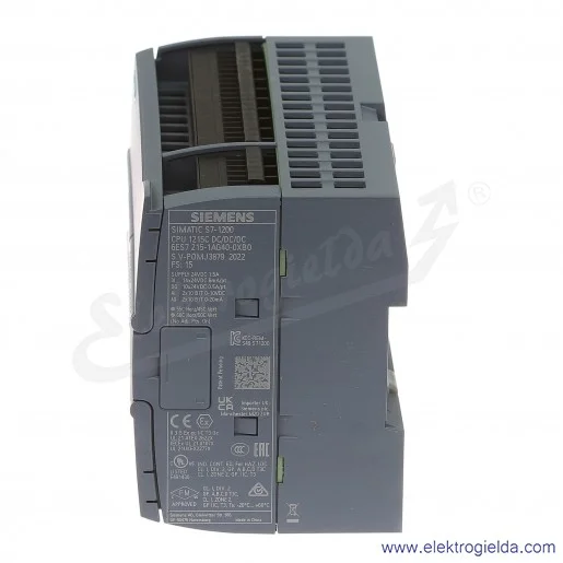 Sterownik PLC 6ES7215-1AG40-0XB0 S7-1200, CPU 1215C DC/DC/DC,