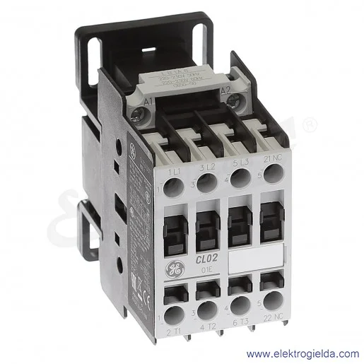 Stycznik CL02A301T6 230V AC 50/60 HZ, 1NC, 7.5KW/400V AC-3, 32A AC-1, 3-polow Stycznik CL02A301T6 230V AC 50/60 HZ, 1NC, 7.5KW/400V AC-3, 32A AC-1, 3-polow