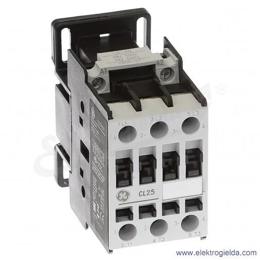 Stycznik CL25A300T9 48V AC 50/60 HZ, 11KW/400V AC-3, 45A AC-1, 3-polowy Stycznik CL25A300T9 48V AC 50/60 HZ, 11KW/400V AC-3, 45A AC-1, 3-polowy