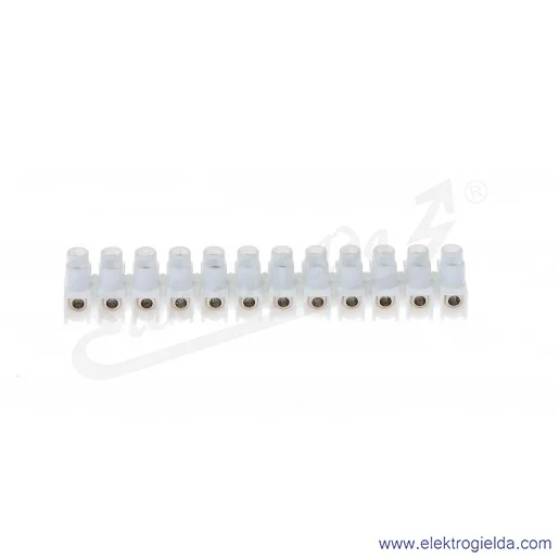 Listwa zaciskowa 22210216, LTA 12*2.5, 2,5mm2, 24A, 400V, 12 torowa Listwa zaciskowa 22210216, LTA 12*2.5, 2,5mm2, 24A, 400V, 12 torowa