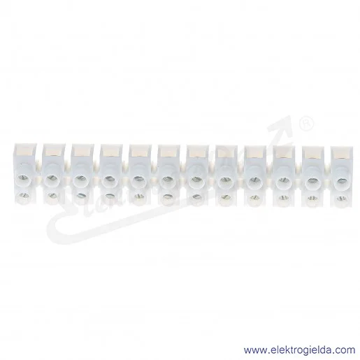 Listwa zaciskowa 22412216, LTA 12*6,0, gwintowa, 6mm2, 41A, 400V, 12 torowa Listwa zaciskowa 22412216, LTA 12*6,0, gwintowa, 6mm2, 41A, 400V, 12 torowa