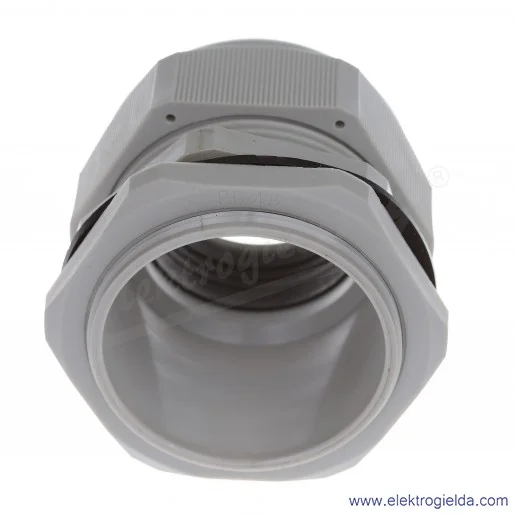 Dławnica kablowa DP 48/H szara z poliamidu, stopień ochrony IP68 w komplecie z nakrętką i płaską uszczelką Dławnica kablowa DP 48/H szara z poliamidu, stopień ochrony IP68 w komplecie z nakrętką i płaską uszczelką