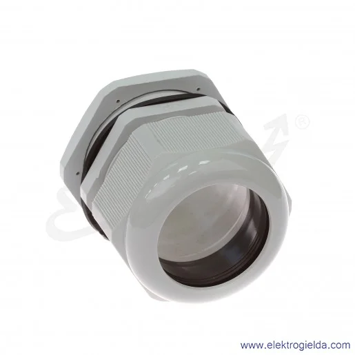 Dławnica kablowa DP 16/H BK czarna z poliamidu, stopień ochrony IP68 w komplecie z nakrętką i płaską uszczelką Dławnica kablowa DP 16/H BK czarna z poliamidu, stopień ochrony IP68 w komplecie z nakrętką i płaską uszczelką