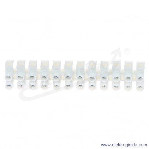 Listwa zaciskowa 23220310, LTV12-2.5, 2,5mm2, 750V, 24A, 6 torowa Listwa zaciskowa 23220310, LTV12-2.5, 2,5mm2, 750V, 24A, 6 torowa