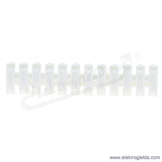 Listwa zaciskowa 23220310, LTV12-2.5, 2,5mm2, 750V, 24A, 6 torowa Listwa zaciskowa 23220310, LTV12-2.5, 2,5mm2, 750V, 24A, 6 torowa