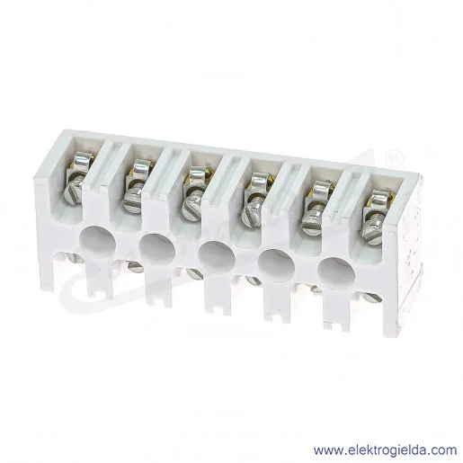 Listwa zaciskowa 25326406, LTE 6-4 T-326, 4mm2, 32A, 6 torowa Listwa zaciskowa 25326406, LTE 6-4 T-326, 4mm2, 32A, 6 torowa