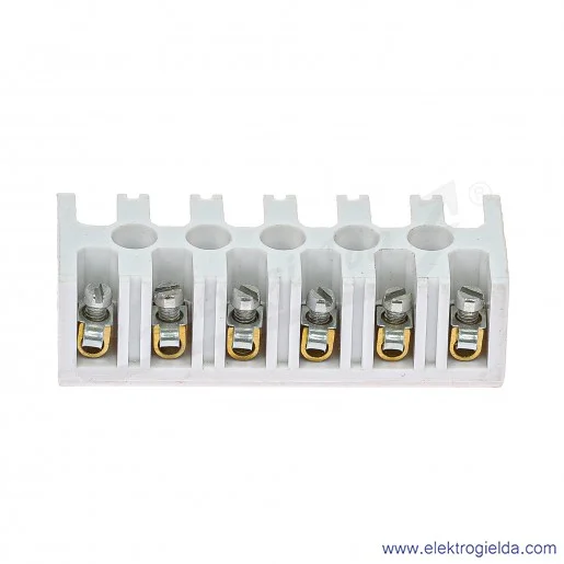 Listwa zaciskowa 25326406, LTE 6-4 T-326, 4mm2, 32A, 6 torowa Listwa zaciskowa 25326406, LTE 6-4 T-326, 4mm2, 32A, 6 torowa