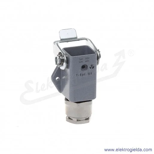 Obudowa gniazda 76.322.0736.0, DIN 3, szara Obudowa gniazda 76.322.0736.0, DIN 3, szara