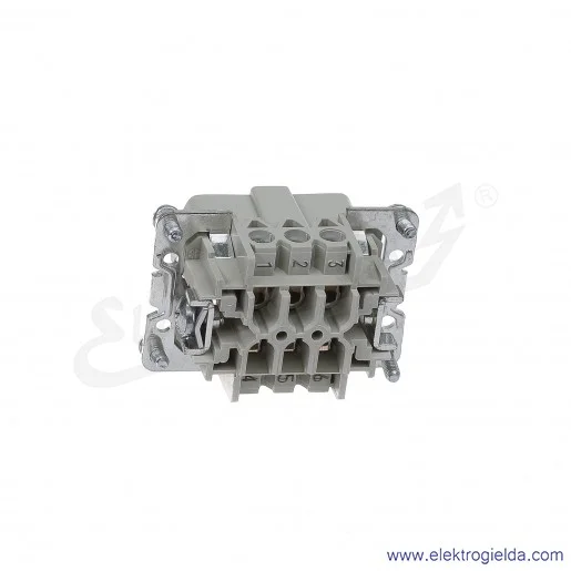 Wkład gniazda 70.310.0640.0, 0,5-2,5mm, 6 PIN, 600V, 16A Wkład gniazda 70.310.0640.0, 0,5-2,5mm, 6 PIN, 600V, 16A