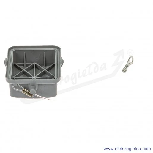 Pokrywa Z7.416.1556.0, z tworzywa, szara, 6 pin Pokrywa Z7.416.1556.0, z tworzywa, szara, 6 pin