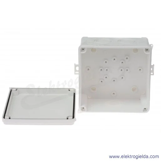 Puszka naścienna 35137206, N110x110mm, IP67, biała Puszka naścienna 35137206, N110x110mm, IP67, biała