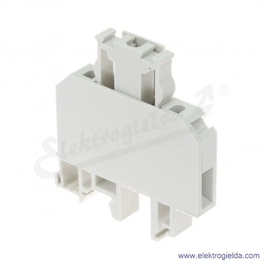 Złączka szynowa 13202312, ZUB1-2,5 T-202, 2,5mm2, 6,9A, 400V, śrubowa, z bezpiecznikiem Złączka szynowa 13202312, ZUB1-2,5 T-202, 2,5mm2, 6,9A, 400V, śrubowa, z bezpiecznikiem