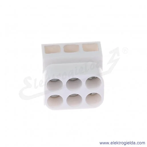 Listwa zaciskowa 25213406, LTE3-2,5 T213, 2,5mm2, 500V, 24A, 3 torowa Listwa zaciskowa 25213406, LTE3-2,5 T213, 2,5mm2, 500V, 24A, 3 torowa