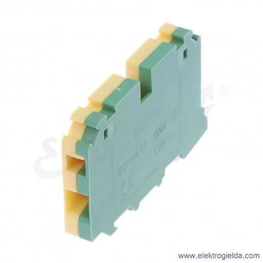 Złączka samozaciskowa 14309319, ZSO1-4.0, żółto-zielona, 4mm2, 32A, 500V Złączka samozaciskowa 14309319, ZSO1-4.0, żółto-zielona, 4mm2, 32A, 500V