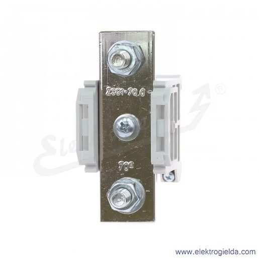 Złączka szynowa 12901312, ZUG 1-70,0 szara, śrubowa, typ 901, 35mm2, 125A, 800V Złączka szynowa 12901312, ZUG 1-70,0 szara, śrubowa, typ 901, 35mm2, 125A, 800V