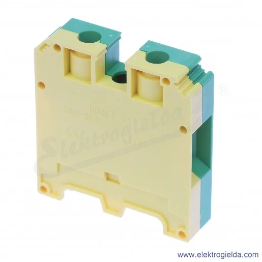 Złączka ochronna 14703319, ZSO1-35,0, żółto-zielona, śrubowa, 35mm2, 125A, 750V Złączka ochronna 14703319, ZSO1-35,0, żółto-zielona, śrubowa, 35mm2, 125A, 750V