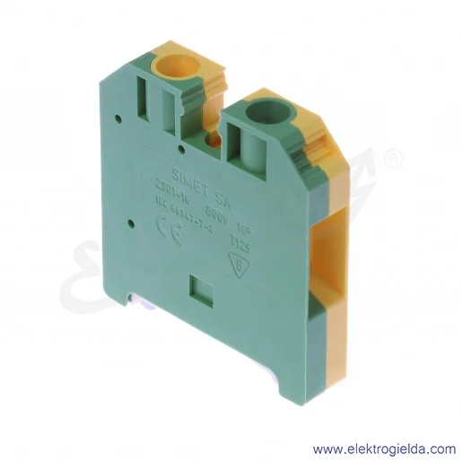Złączka ochronna 14603319, ZSO1-16,0, żółto-zielona, śrubowa, 16mm2, 76A, 800V Złączka ochronna 14603319, ZSO1-16,0, żółto-zielona, śrubowa, 16mm2, 76A, 800V