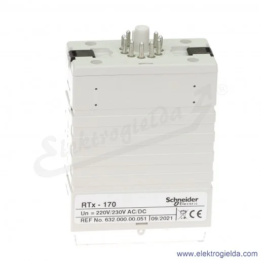 Przekaźnik czasowy 632-000-00-051, RTX170, 220V/230VAC/DC Przekaźnik czasowy 632-000-00-051, RTX170, 220V/230VAC/DC