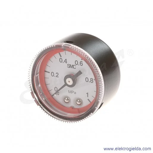 Manometr G46-10-01-L, R1/8, ciśnienie 0-10 bar, wskaźnik 42,5mm Manometr G46-10-01-L, R1/8, ciśnienie 0-10 bar, wskaźnik 42,5mm