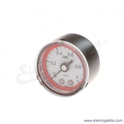 Manometr G46-10-01-L, R1/8, ciśnienie 0-10 bar, wskaźnik 42,5mm Manometr G46-10-01-L, R1/8, ciśnienie 0-10 bar, wskaźnik 42,5mm