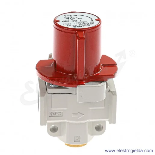 Ręczny zawór odcinający VHS20-F02B-S, G1/4 z wbudowanym tłumikiem Ręczny zawór odcinający VHS20-F02B-S, G1/4 z wbudowanym tłumikiem