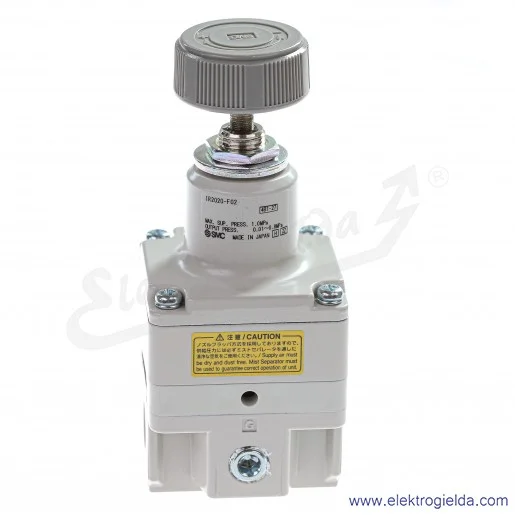 Stabilizator ciśnienia IR2020-F02-A, zakres ciśnienia 0,1-8 bar, G1/4, czułość 0,2%, powtarzalność 0,5% Stabilizator ciśnienia IR2020-F02-A, zakres ciśnienia 0,1-8 bar, G1/4, czułość 0,2%, powtarzalność 0,5%