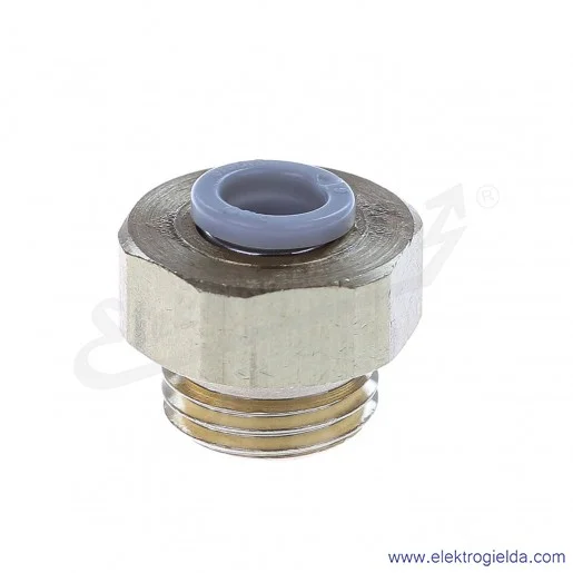 Przyłącze wtykowe proste KQ2H06-G02A, gwint G1/4, fi 6mm, sześciokąt zewnętrzny Przyłącze wtykowe proste KQ2H06-G02A, gwint G1/4, fi 6mm, sześciokąt zewnętrzny