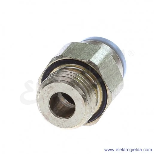 Przyłącze wtykowe proste KQ2H06-G01A, gwint G1/8, fi 6mm, sześciokąt zewnętrzny Przyłącze wtykowe proste KQ2H06-G01A, gwint G1/8, fi 6mm, sześciokąt zewnętrzny