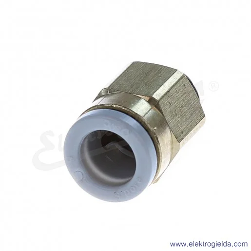 Przyłącze wtykowe proste KQ2H06-M5A, gwint M5, fi 6mm, sześciokąt zewnętrzny Przyłącze wtykowe proste KQ2H06-M5A, gwint M5, fi 6mm, sześciokąt zewnętrzny