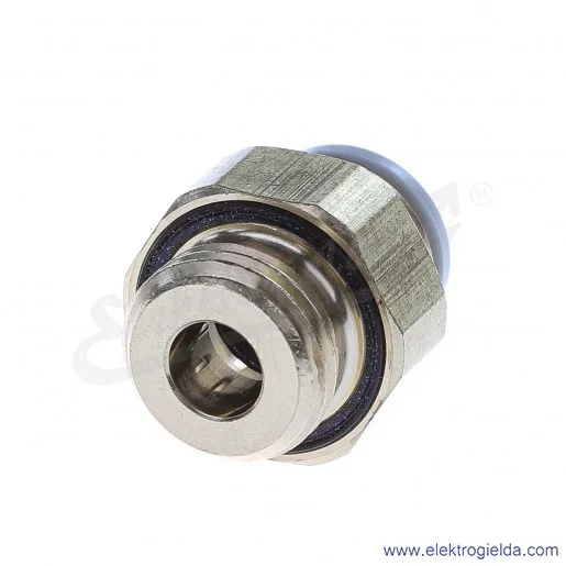 Przyłącze wtykowe proste KQ2H08-G02A, gwint G1/4, fi 8mm, sześciokąt zewnętrzny Przyłącze wtykowe proste KQ2H08-G02A, gwint G1/4, fi 8mm, sześciokąt zewnętrzny