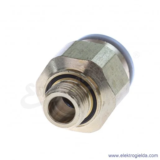 Przyłącze wtykowe proste KQ2H10-G01A, gwint G1/8, fi 10mm, sześciokąt zewnętrzny Przyłącze wtykowe proste KQ2H10-G01A, gwint G1/8, fi 10mm, sześciokąt zewnętrzny