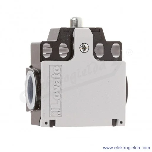 Wyłącznik krańcowy KNA1S11 dźwignia trzpień wciskany, styki 1NO+1NC, obudowa metalowa IP65 Wyłącznik krańcowy KNA1S11 dźwignia trzpień wciskany, styki 1NO+1NC, obudowa metalowa IP65