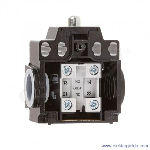 Wyłącznik krańcowy KNA1S11 dźwignia trzpień wciskany, styki 1NO+1NC, obudowa metalowa IP65 Wyłącznik krańcowy KNA1S11 dźwignia trzpień wciskany, styki 1NO+1NC, obudowa metalowa IP65