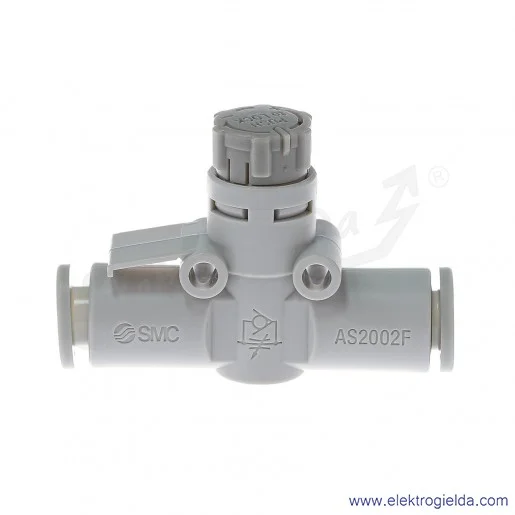 AS2002F-06A, Zawór dławiąco-zwrotny, ogólnego zastosowania, przyłącze Fi6, prosty AS2002F-06A, Zawór dławiąco-zwrotny, ogólnego zastosowania, przyłącze Fi6, prosty