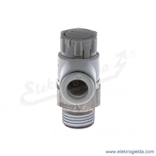 AS2201F-01-06SA, Zawór dławiąco-zwrotny, ogólnego przeznaczenia, przyłącze Fi6, kątowy AS2201F-01-06SA, Zawór dławiąco-zwrotny, ogólnego przeznaczenia, przyłącze Fi6, kątowy