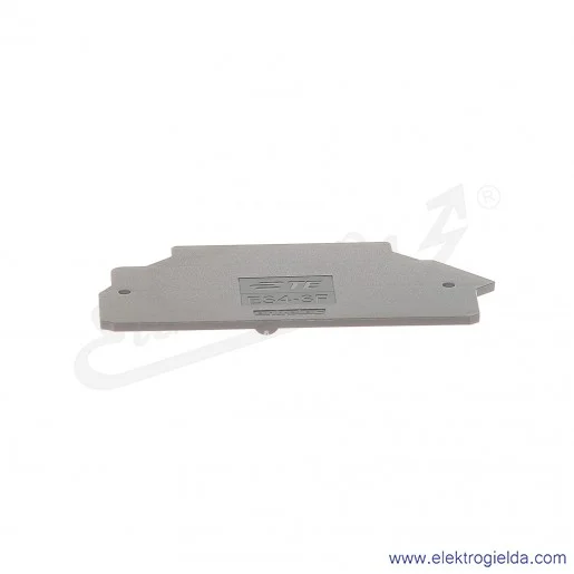 Ścianka końcowa ES4-SF szara szerokość 1,5mm Ścianka końcowa ES4-SF szara szerokość 1,5mm