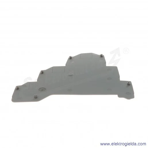 Ścianka końcowa ES4-T3 3-piętrowa szara szerokość 0,8mm Ścianka końcowa ES4-T3 3-piętrowa szara szerokość 0,8mm