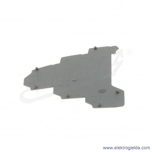 Ścianka końcowa ES4-T3 3-piętrowa szara szerokość 0,8mm Ścianka końcowa ES4-T3 3-piętrowa szara szerokość 0,8mm