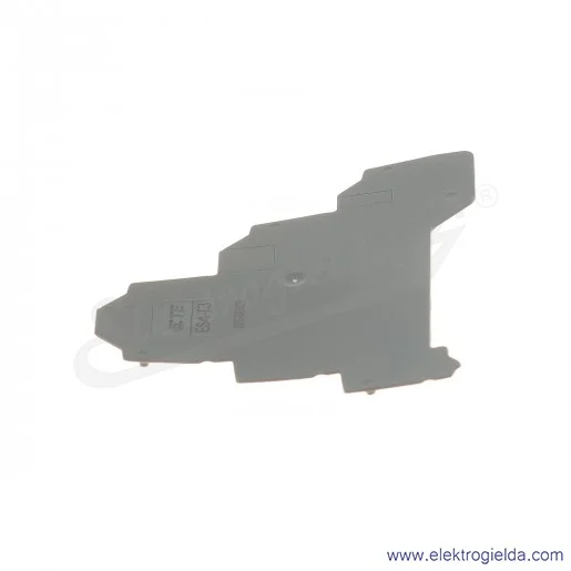 Ścianka końcowa ES4-T3 3-piętrowa szara szerokość 0,8mm Ścianka końcowa ES4-T3 3-piętrowa szara szerokość 0,8mm