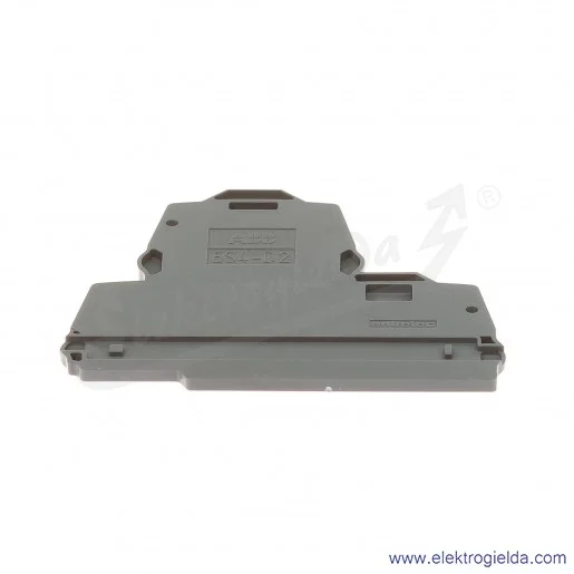 Ścianka końcowa ES4-D2 2-piętrowa szara szerokość 2,5mm Ścianka końcowa ES4-D2 2-piętrowa szara szerokość 2,5mm