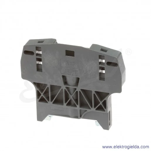 Trzymacz końcowy BAZH1 szary szerokość 10mm Trzymacz końcowy BAZH1 szary szerokość 10mm