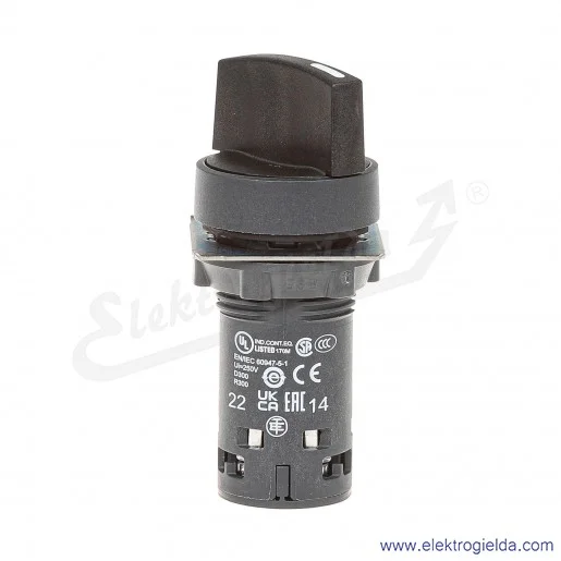 XB7ND25 0-1 CZARNY 1NO+1NC Łącznik pokrętny piórkowy XB7ND25 0-1 CZARNY 1NO+1NC Łącznik pokrętny piórkowy