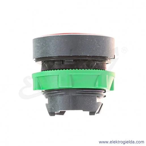 Przycisk płaski czerwony samopowrotny bez podśw. plastikowy bez oznaczenia Przycisk płaski czerwony samopowrotny bez podśw. plastikowy bez oznaczenia