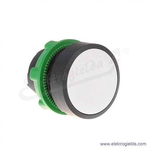 Przycisk płaski biały samopowrotny bez podświetlenia plastikowy bez oznaczenia Przycisk płaski biały samopowrotny bez podświetlenia plastikowy bez oznaczenia